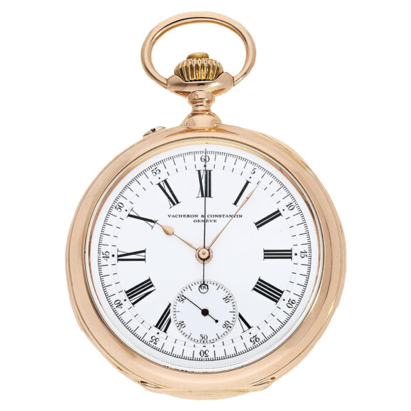 Swiss 18K pink gold chronograph in chronometer quality Circa 1880 Swiss 18K pink gold chronograph in chronometer quality Circa 1880