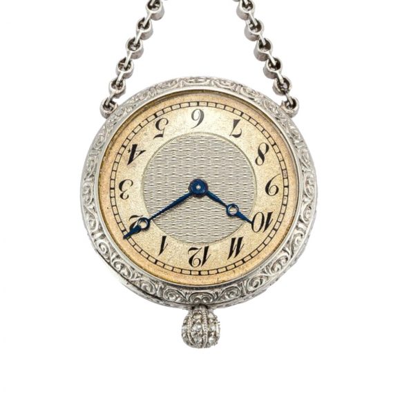 Swiss open faced keyless miniature lady's pendant watch Circa 1910 Swiss open faced keyless miniature lady's pendant watch Circa 1910