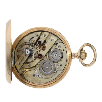 Heavy Swiss 14k gold hunting cased lever watch Circa 1905