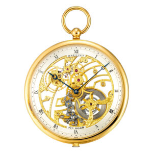 Swiss open faced keyless skeletonized lever watch Circa 1990