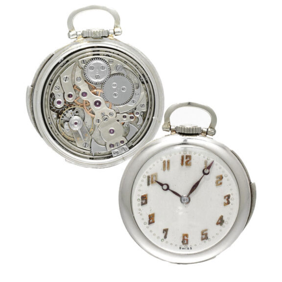 Swiss extremely small platinum minute repeater Circa 1914