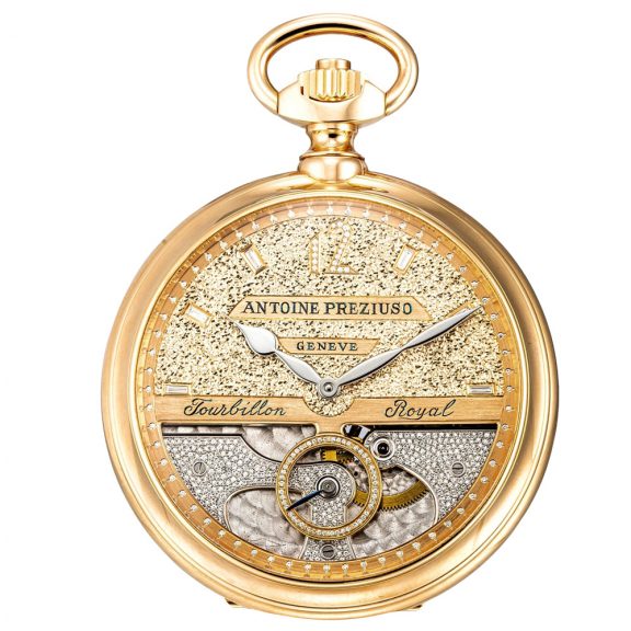 Unique decorative Swiss semi skeletonized lever watch Circa 2000