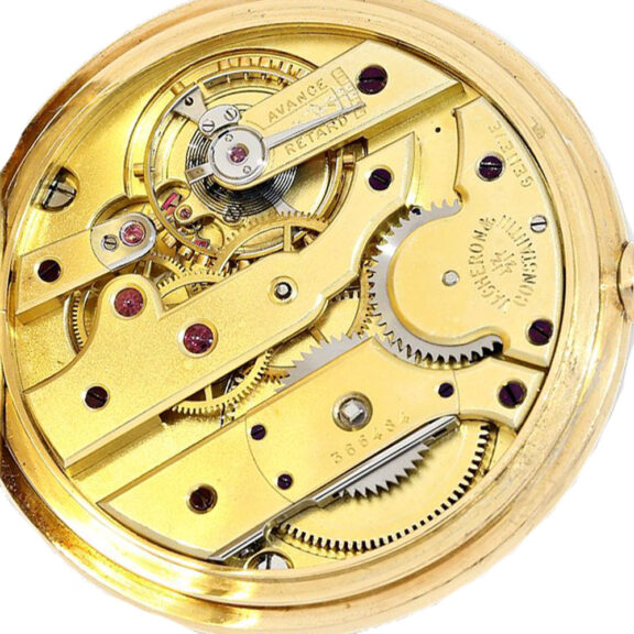 Swiss gold open faced lever pocket watch Circa 1918 Swiss gold open faced lever pocket watch Circa 1918
