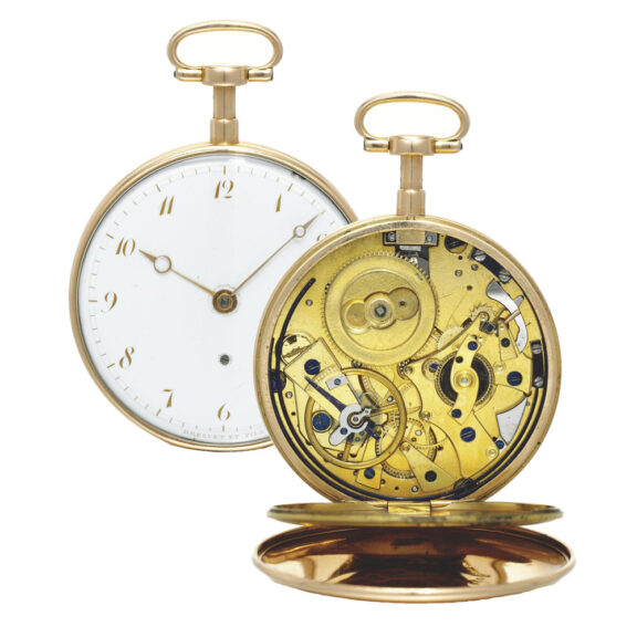 French yellow gold quarter repeating watch Circa 1800 French yellow gold quarter repeating watch Circa 1800