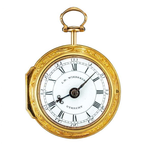 Dutch pair cased repoussé decorated pocket watch Circa 1760 Dutch pair cased repoussé decorated pocket watch Circa 1760