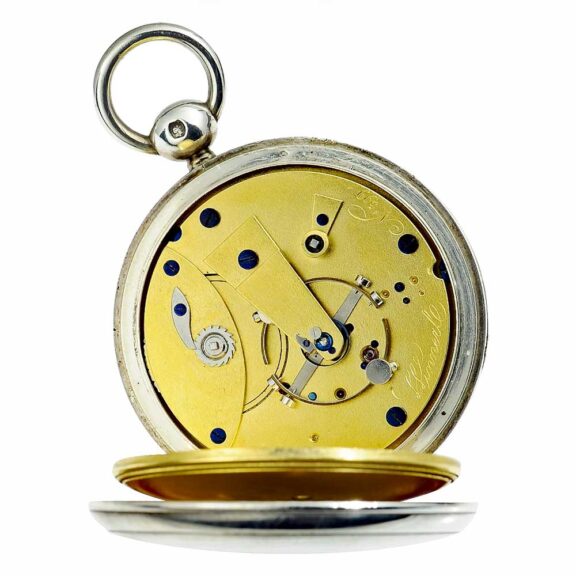 Austrian important silver deck chronometer circa 1850 Austrian important silver deck chronometer circa 1850