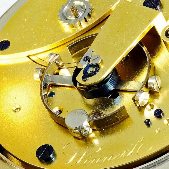 Austrian important silver deck chronometer circa 1850 Austrian important silver deck chronometer circa 1850