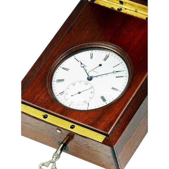 Austrian important silver deck chronometer circa 1850 Austrian important silver deck chronometer circa 1850