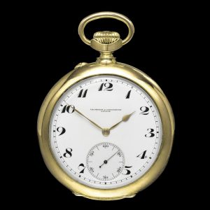 Important and rare Swiss gold tourbillon watch Circa 1932