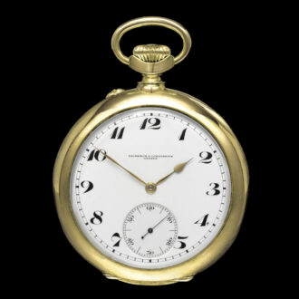 Important and rare Swiss gold tourbillon watch Circa 1932