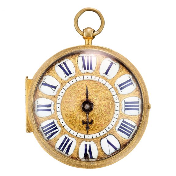 French decorative single handed verge oignon watch Circa 1670 French decorative single handed verge oignon watch Circa 1670