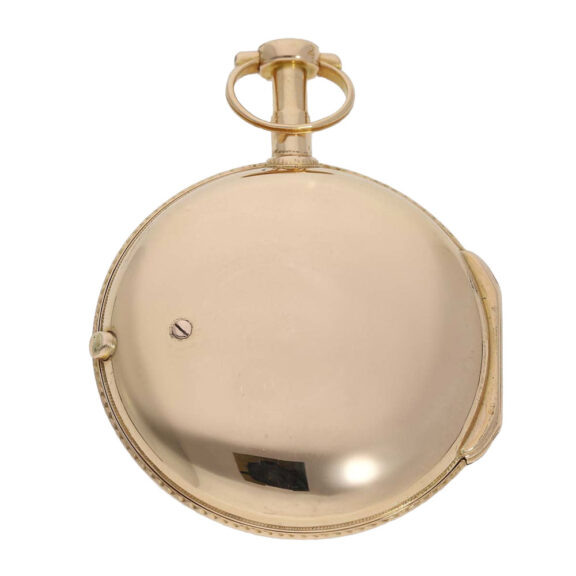 Early French 18k pink gold verge pocket watch Circa 1770 Early French 18k pink gold verge pocket watch Circa 1770