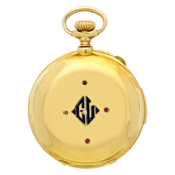 American repeating split seconds chronograph watch Circa 1900 American repeating split seconds chronograph watch Circa 1900