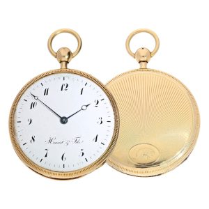 Swiss 18k gold quarter repeating pocket watch Circa 1810