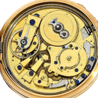 Swiss 18k gold quarter repeating pocket watch Circa 1810