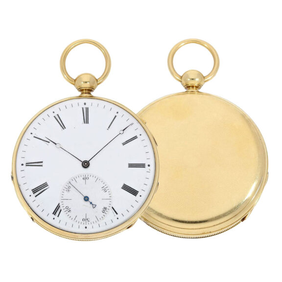 Swiss gold quarter repeating lever pocket watch Circa 1840
