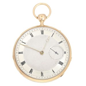 French with unusual positioned seconds register Circa 1820