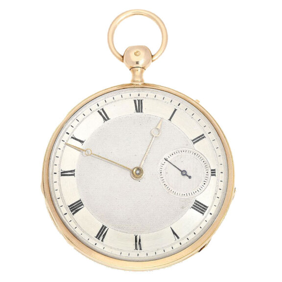 French with unusual positioned seconds register Circa 1820