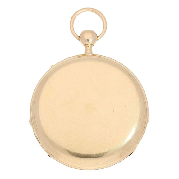 French with unusual positioned seconds register Circa 1820 French with unusual positioned seconds register Circa 1820