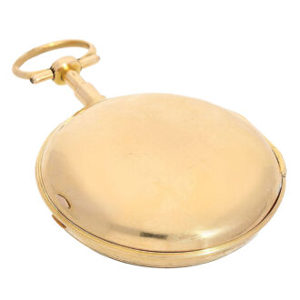 French gold watch with calender and seconds Circa 1773