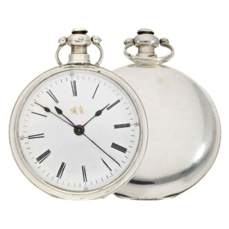 Swiss silver duplex watch for the Chinese market Circa 1850