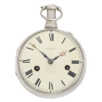 English silver à toc et à tac repeating pocket watch Circa 1810