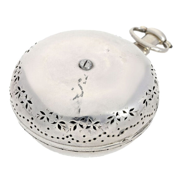 English silver à toc et à tac repeating pocket watch Circa 1810 English silver à toc et à tac repeating pocket watch Circa 1810
