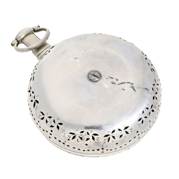 English silver à toc et à tac repeating pocket watch Circa 1810 English silver à toc et à tac repeating pocket watch Circa 1810
