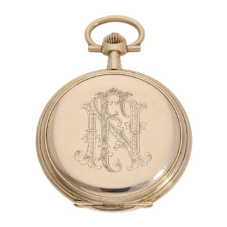 German gold hunting cased keyless lever watch Circa 1924