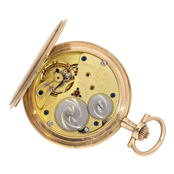 German gold hunting cased keyless lever watch Circa 1924 German gold hunting cased keyless lever watch Circa 1924