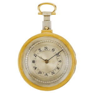 Rare and unusual French quarter repeating pocket watch Circa 1790