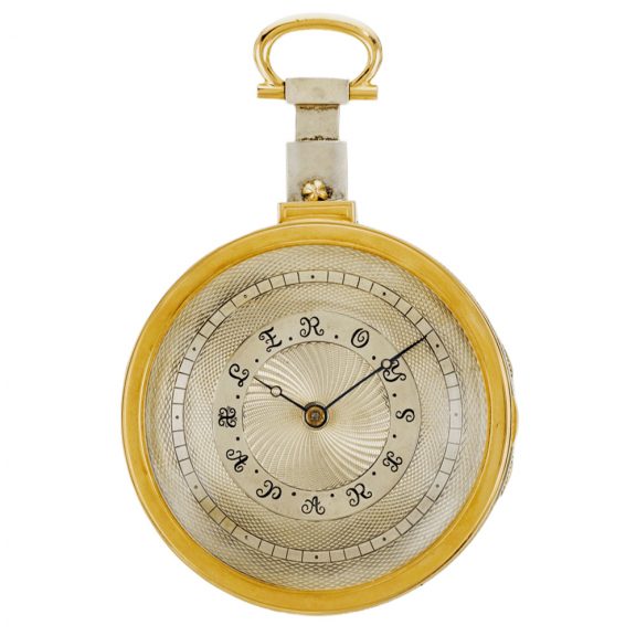 Rare and unusual French quarter repeating pocket watch Circa 1790