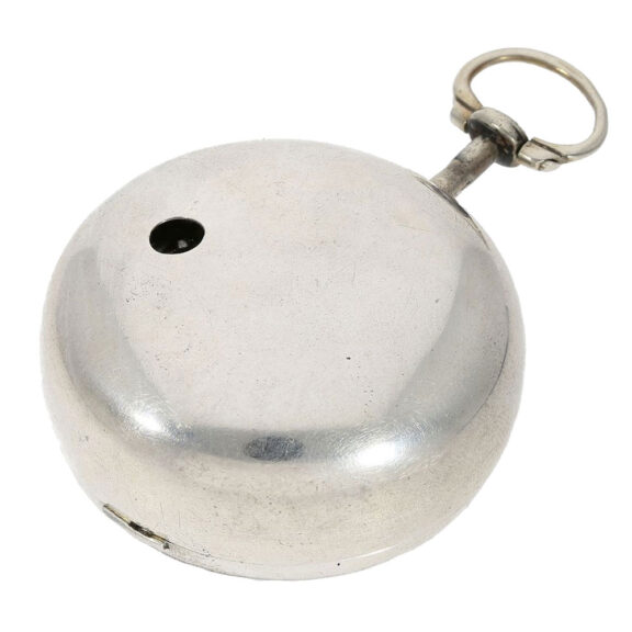 English silver paircase verge pocket watch Circa 1754 English silver paircase verge pocket watch Circa 1754