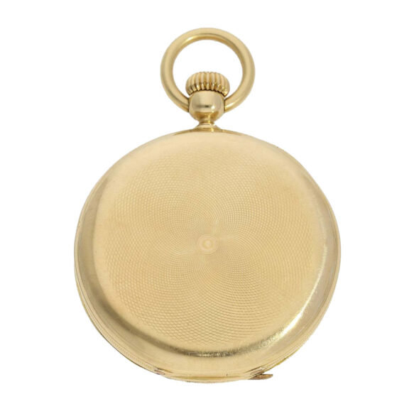 Swiss 18k gold full hunting lever pocket watch Circa 1852 Swiss 18k gold full hunting lever pocket watch Circa 1852