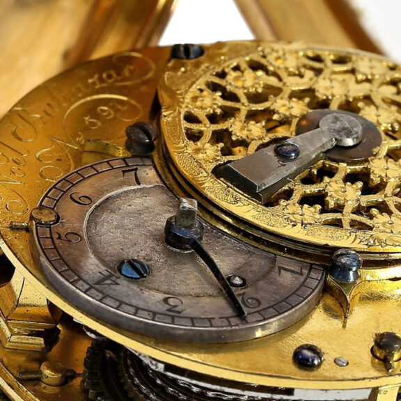 French 18k pink gold open faced pocket watch Circa 1717 French 18k pink gold open faced pocket watch Circa 1717