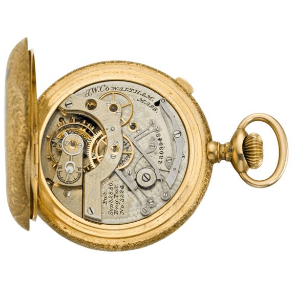 American chronograph with American and Naval flags Circa 1887 American chronograph with American and Naval flags Circa 1887
