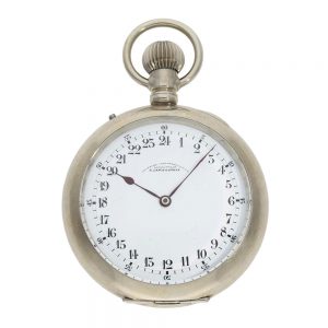 Rare German nickel open faced lever watch Circa 1905