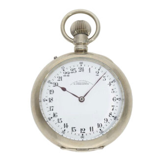 Rare German nickel open faced lever watch Circa 1905