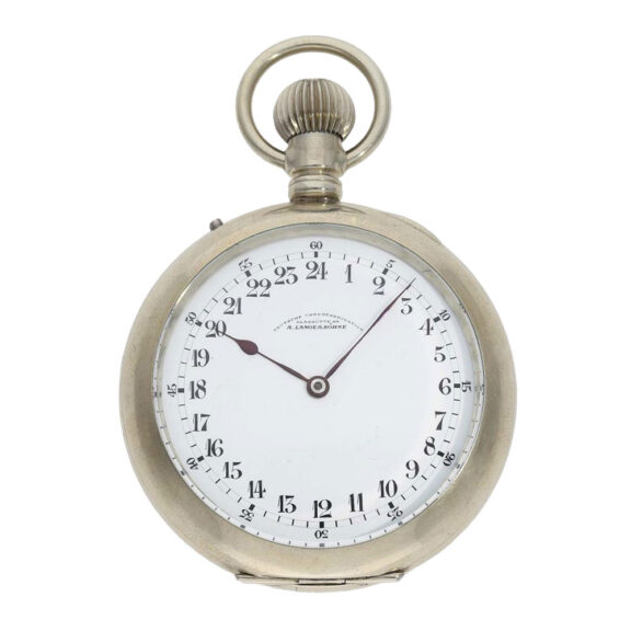 Rare German nickel open faced lever watch Circa 1905