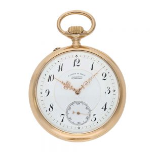 German pink gold quality 1A lever pocket watch Circa 1905