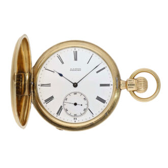 German gold full hunting lever pocket watch Circa 1871