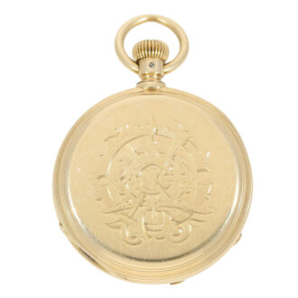 Rare German 18k gold so called 'goutte case' watch Circa 1870