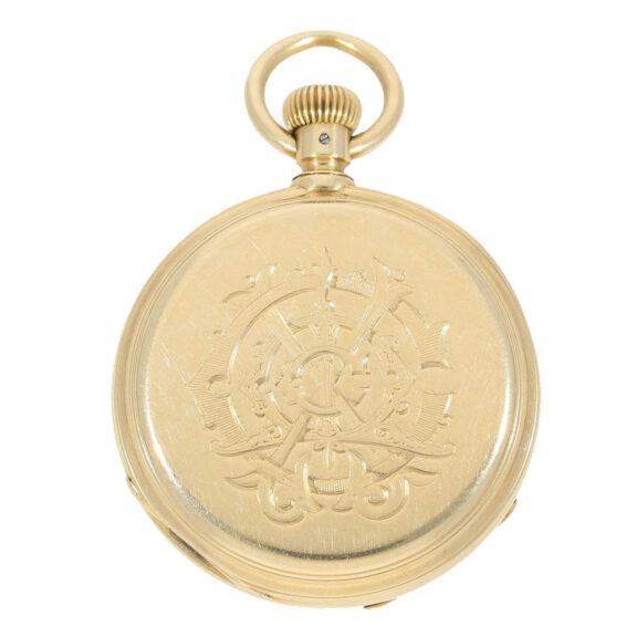 Rare German 18k gold so called 'goutte case' watch Circa 1870 Rare German 18k gold so called 'goutte case' watch Circa 1870