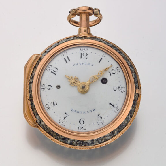 Rare French stone cased quarter repeater á toc Circa 1790 Rare French stone cased quarter repeater á toc Circa 1790