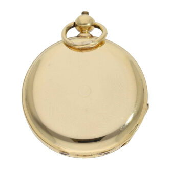 Danish gold hunting cased center seconds lever Circa 1860