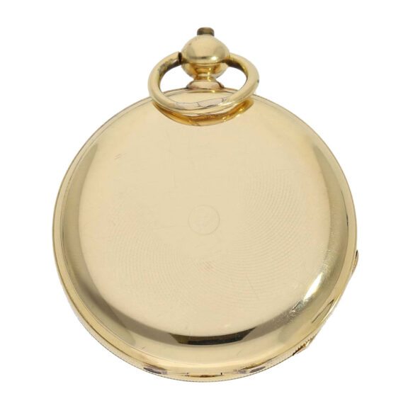 Danish gold hunting cased center seconds lever Circa 1860 Danish gold hunting cased center seconds lever Circa 1860