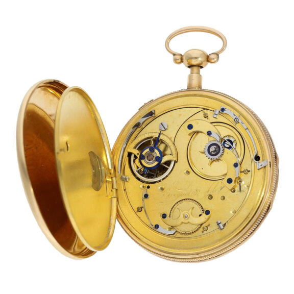 Swiss gold quarter repeating watch with Carillon Circa 1825 Swiss gold quarter repeating watch with Carillon Circa 1825