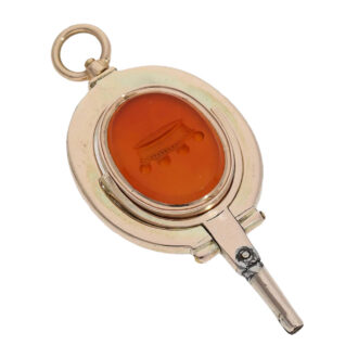 Swiss very rare 18 carat gold pocket watch key Circa 1820