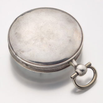 A rare silver verge with French Revolutionary Time Circa 1794