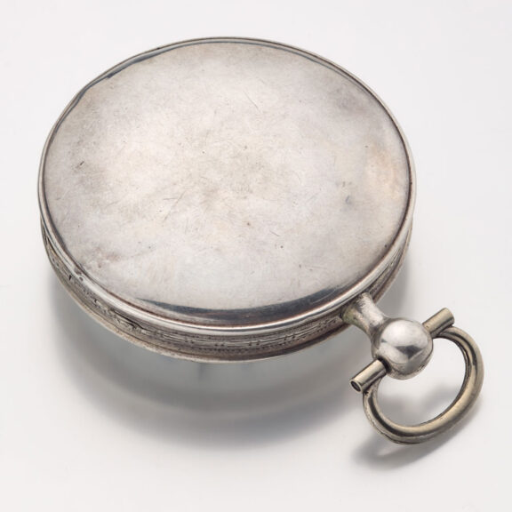 A rare silver verge with French Revolutionary Time Circa 1794 A rare silver verge with French Revolutionary Time Circa 1794